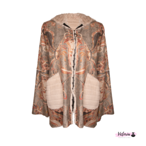 ABRIGO REVERSIBLE ESTAMPADO